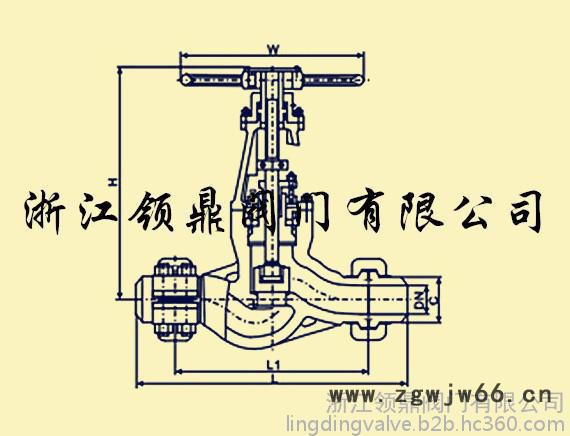 **】 J81Y、J8b1Y卡箍截止阀 油田截止阀 J81Y-250C/320C图3