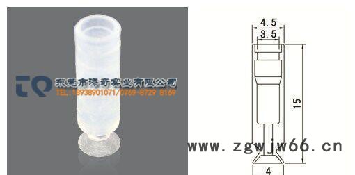 :机械手配件气动元件SMC吸盘SMC-04S1**硅胶真空吸图2