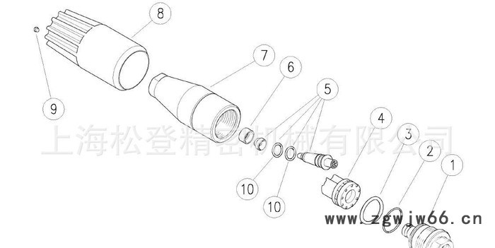 意大利进口 高压清洗旋转喷嘴 UR 25 250BAR图3