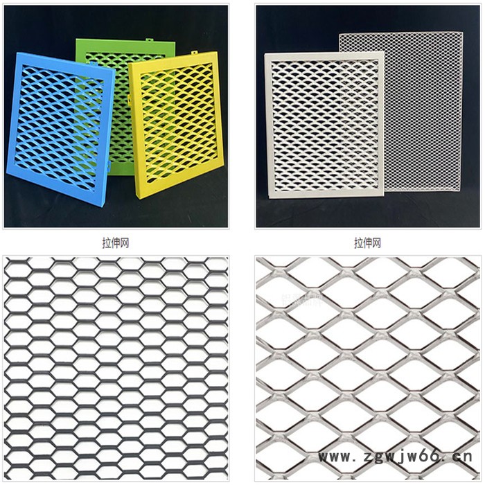 铝翼装饰 铝张拉网 装饰金属网厂家 网格吊顶图7