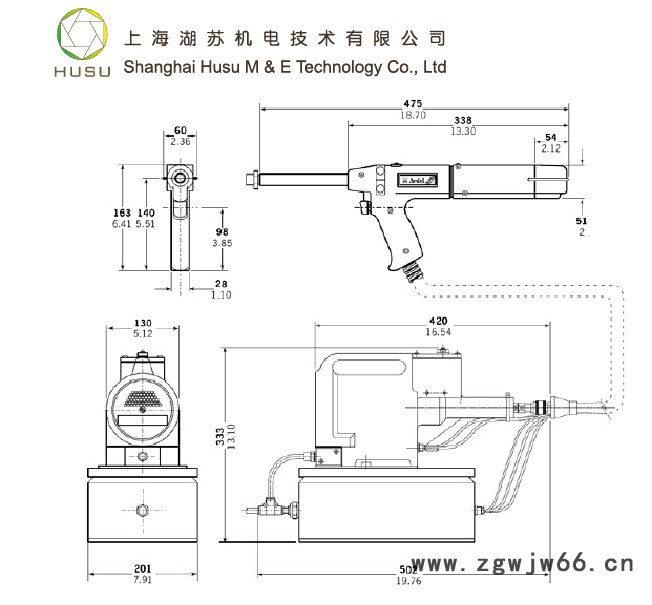 英国AVDEL-Avlug快速铆接紧固件的气动工具07536-02100图2