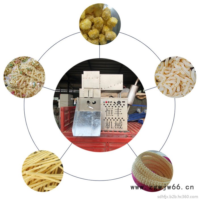 厂家面粉膨化机40型 配带模具可加工糖酥果子 酥脆好吃老少都爱图6