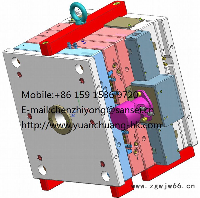 瓶盖转牙注塑模具，多穴模具，注塑成型加工图6