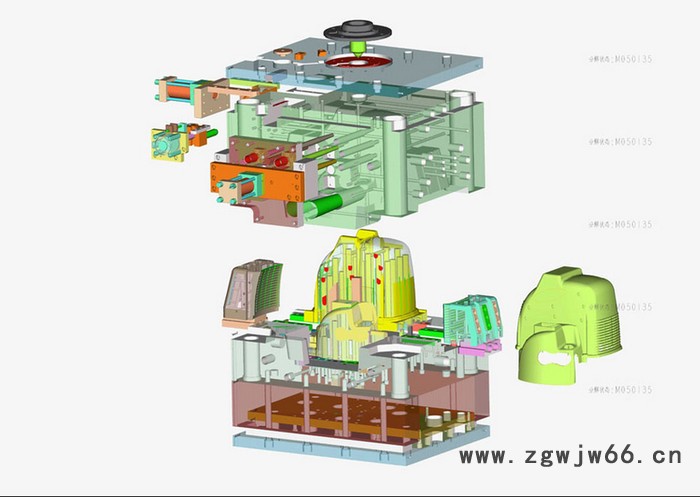 上海展欣专业定制各类塑料件模具加工图2