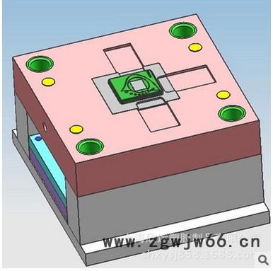 上海欣运塑胶模具 来样设计电器面板三位图 塑料模具注塑加工图2