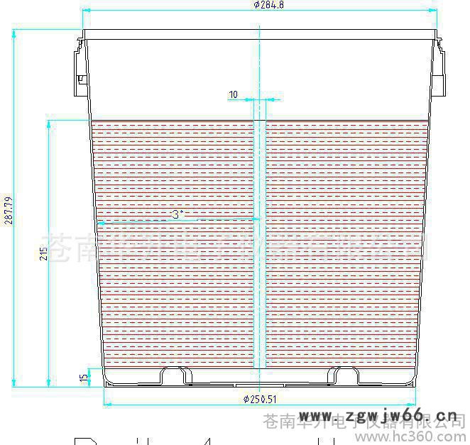 注塑加工4加仑料桶模具油漆桶脱料板气顶可加铍青铜P20H高寿命