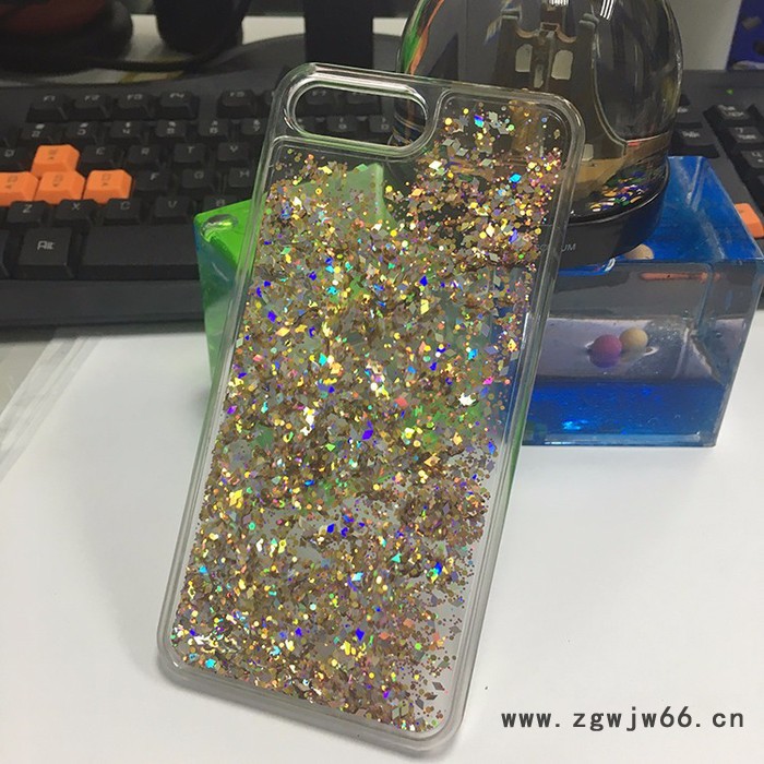 流沙手机壳 星星 闪粉 可开模具 iphone6/7厂家加工定制灌油液态流沙手机壳图6