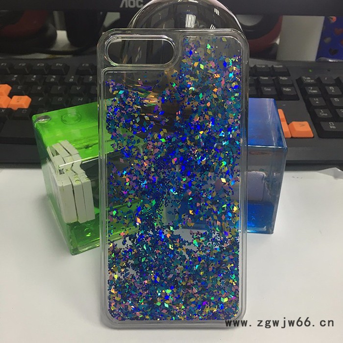 流沙手机壳 星星 闪粉 可开模具 iphone6/7厂家加工定制灌油液态流沙手机壳图5