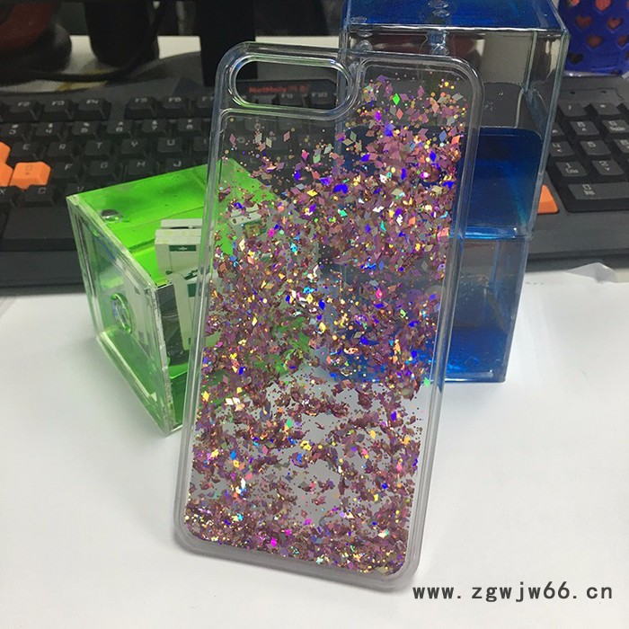 流沙手机壳 星星 闪粉 可开模具 iphone6/7厂家加工定制灌油液态流沙手机壳图4