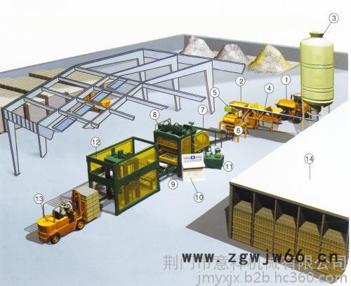 意祥YXQT8-15-ZM建筑/建材生产加工机械免烧砖制砖机砌块成型机自动水泥免烧砖机铺路砖成型机砖模具图2