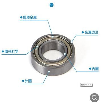 乾普嘉厂家销售高速微型滚动轴承6000ZZ~6010RS深沟球轴承图1