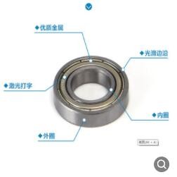 乾普嘉厂家销售深沟球轴承高转速 低噪音692ZZ-699ZZ微型轴承图3