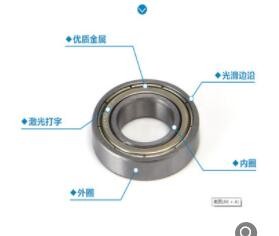 乾普嘉厂家销售深沟球轴承高转速 低噪音692ZZ-699ZZ微型轴承图1