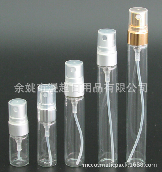 2.3.5.8.10ml 透明glass bottle