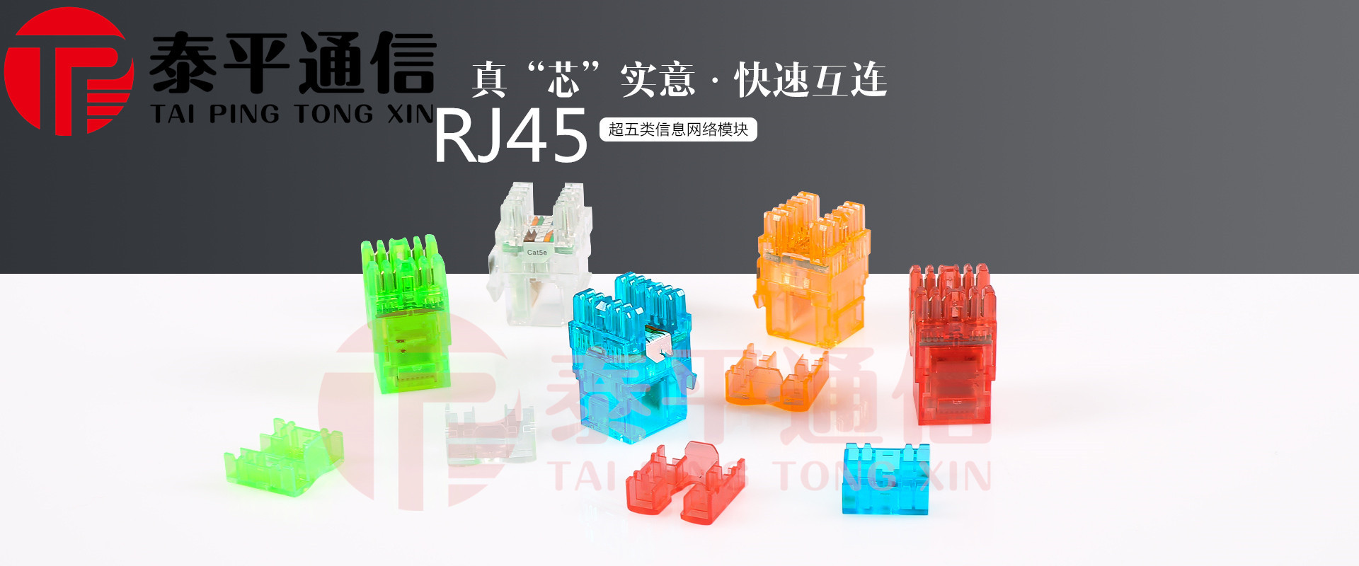 RJ45直通模块4