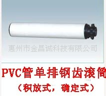 PVC单排塑钢链滚