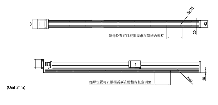 滚珠丝杆直线模组