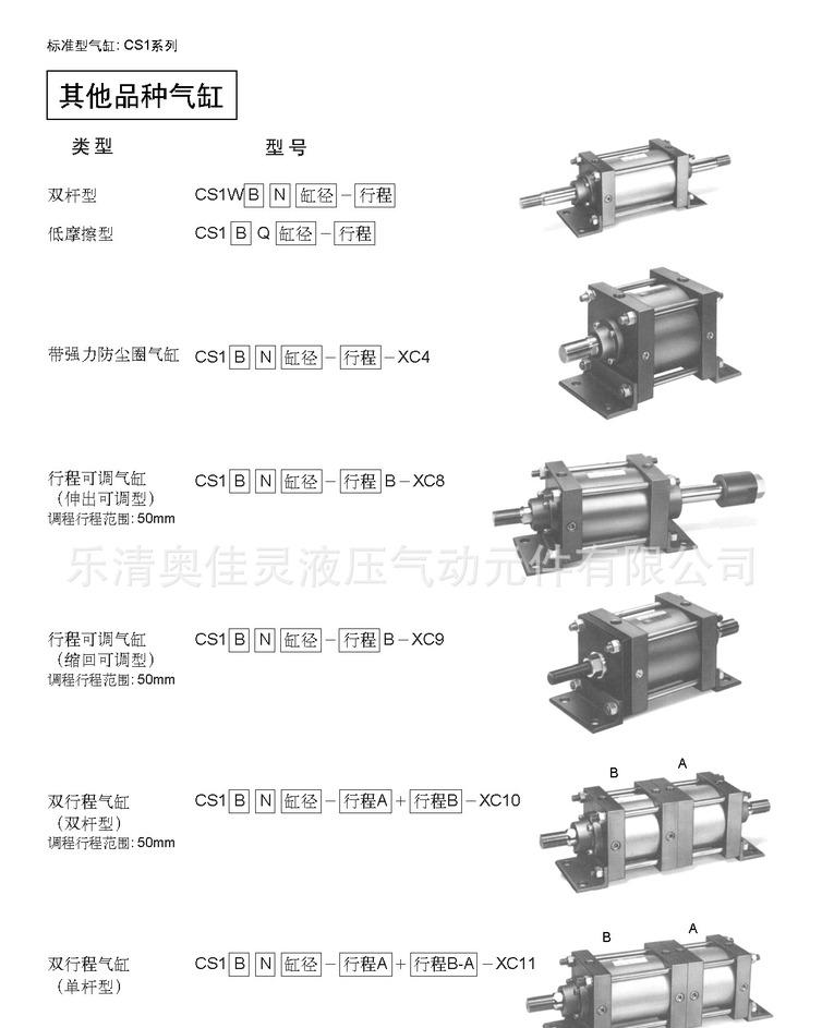 CDS1LF160-300R-A54标准气缸图片