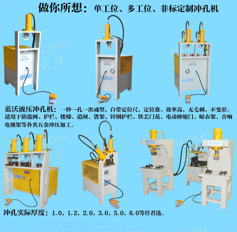 蓝沃液压冲孔机