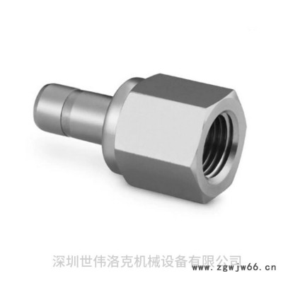 Swagelok美国进口SS-4-TA-7-2RT不锈钢卡套管内螺纹转换接头1/4in.x1/8in