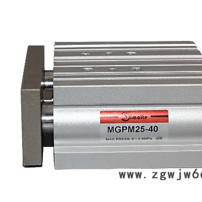 三杆导杆气缸MGPM20-150-175-200无锡气缸厂家直供可支持定制