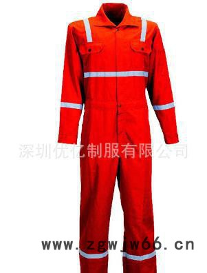 【优亿】定做 特殊防火阻燃服防静电防酸碱 船厂工作服图3