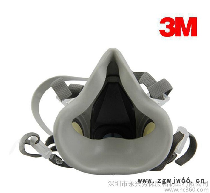 3M 6200防毒面具 防毒口罩喷漆专用 防尘面罩活性炭化工图3