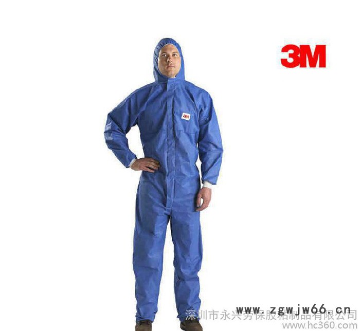 3M 4532 连体防护服防辐射防颗粒物防化服化工实验劳保专