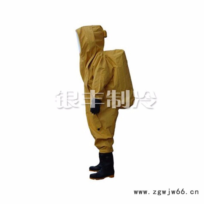 三安轻型重型半全封闭防护服防化服RHFIA/B配正压式呼吸器面罩图2