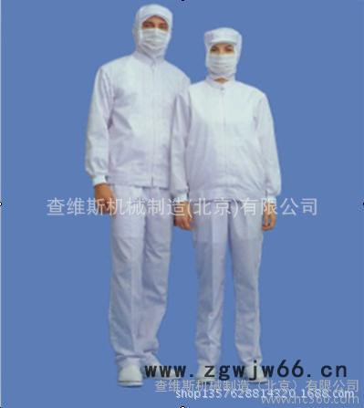 查维斯屠宰厂流水线工人衣服 sml号 防油斜纹全白工作服 工作服批发图2