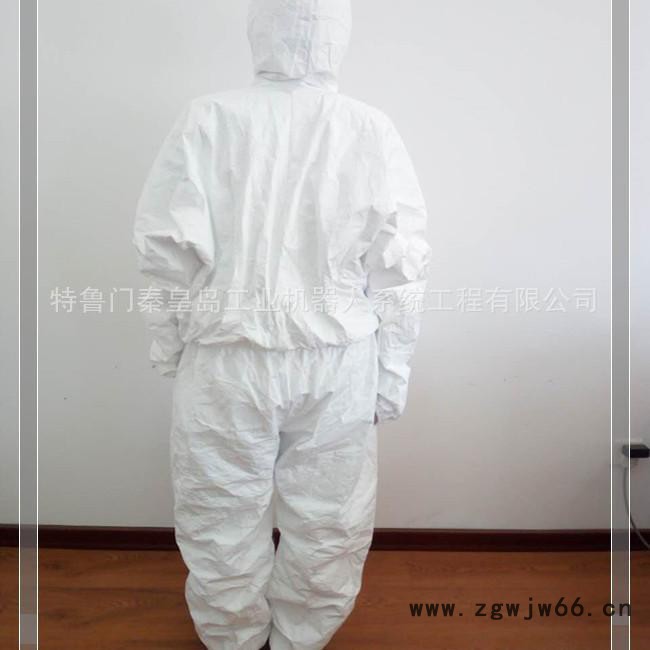 厂家定制杜邦一次性工作服 无纺人体服 喷涂车间防静电工作服 人体防护服 机器人防护服图1