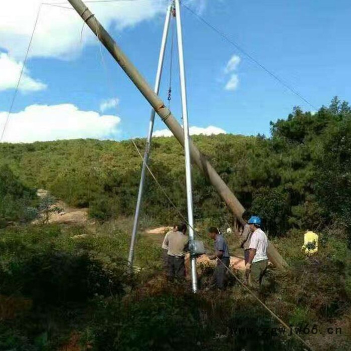 推荐【金三星】铝合金三角立杆机 放线架 三脚架放线架 铝镁合金立杆机品质保证**价廉图3