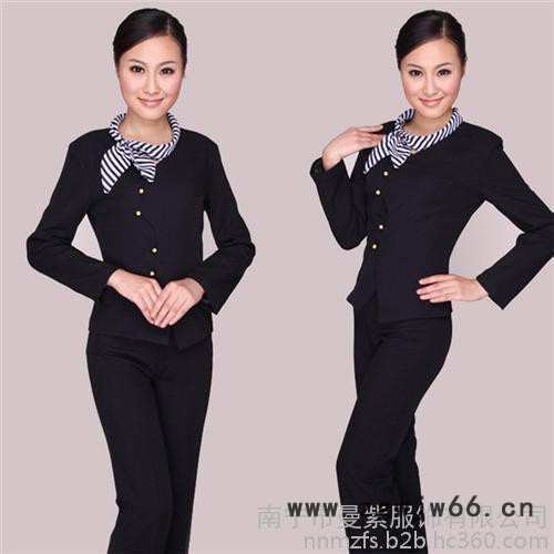 广西酒店工作服|曼紫服饰|酒店工作服秋装图1