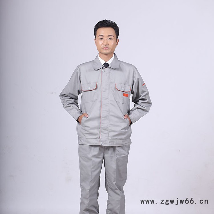 金东升服饰 牛仔服长袖 纯棉工装 牛仔工服定制 秋冬工作服定制 定做冬季工作服