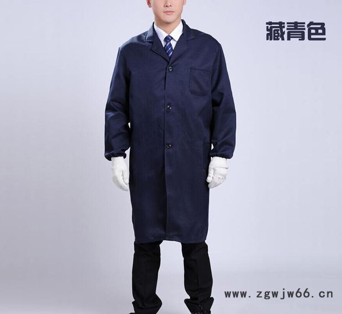 定做广告蓝大褂工服 劳保工作服  防尘制服图2