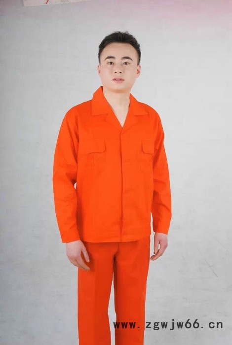 YLSM重庆冬季厚型帆布(YXH-0084)纽扣套装工作服绣字 现货批发S M L XL XXL XXXL 6个尺码图5