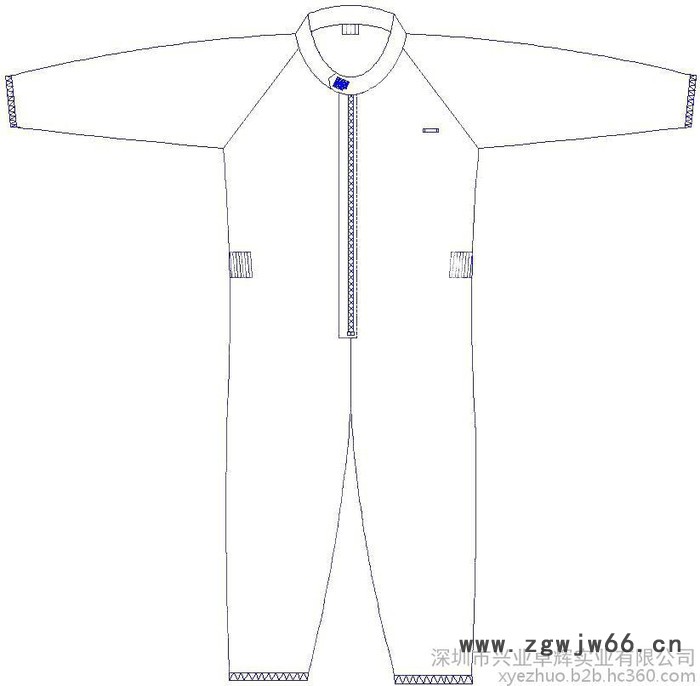 防静电工作服|防静电大褂衣|**量大优惠(XY-771250)图3