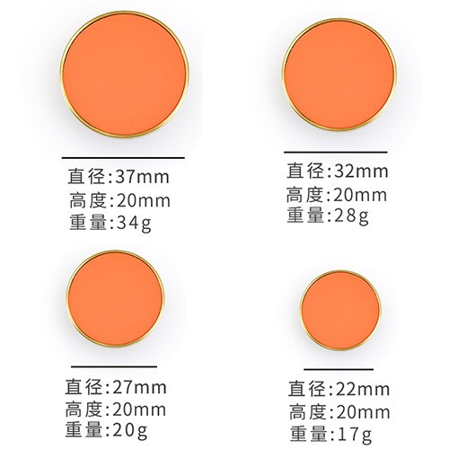 纯铜圆形拉手儿童房抽屉衣柜橱柜门把手真皮彩色拉手北欧现代简约图2