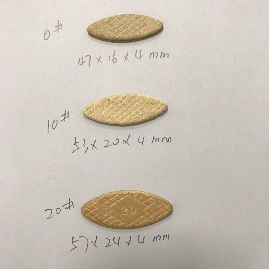 实木饼干榫 DIY开榫机0号10号20号家具连接件榉木木榫木塞片批发图2